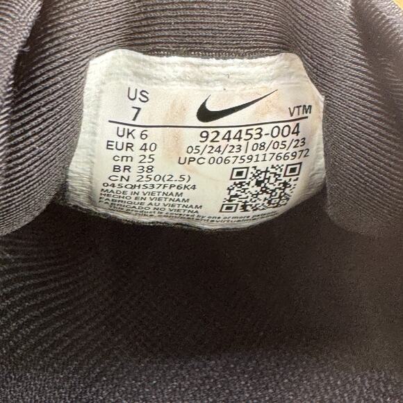 Mens 7 / 8.5W - Nike Air Max Vapormax Plus Shoes Triple Black 924453-004 NEW - Picture 8 of 9